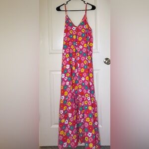 Floral Pink Maxi Skirt